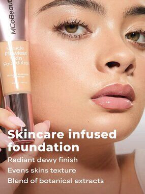 MCo Beauty Miracle Flawless Skin Foundation in light nude